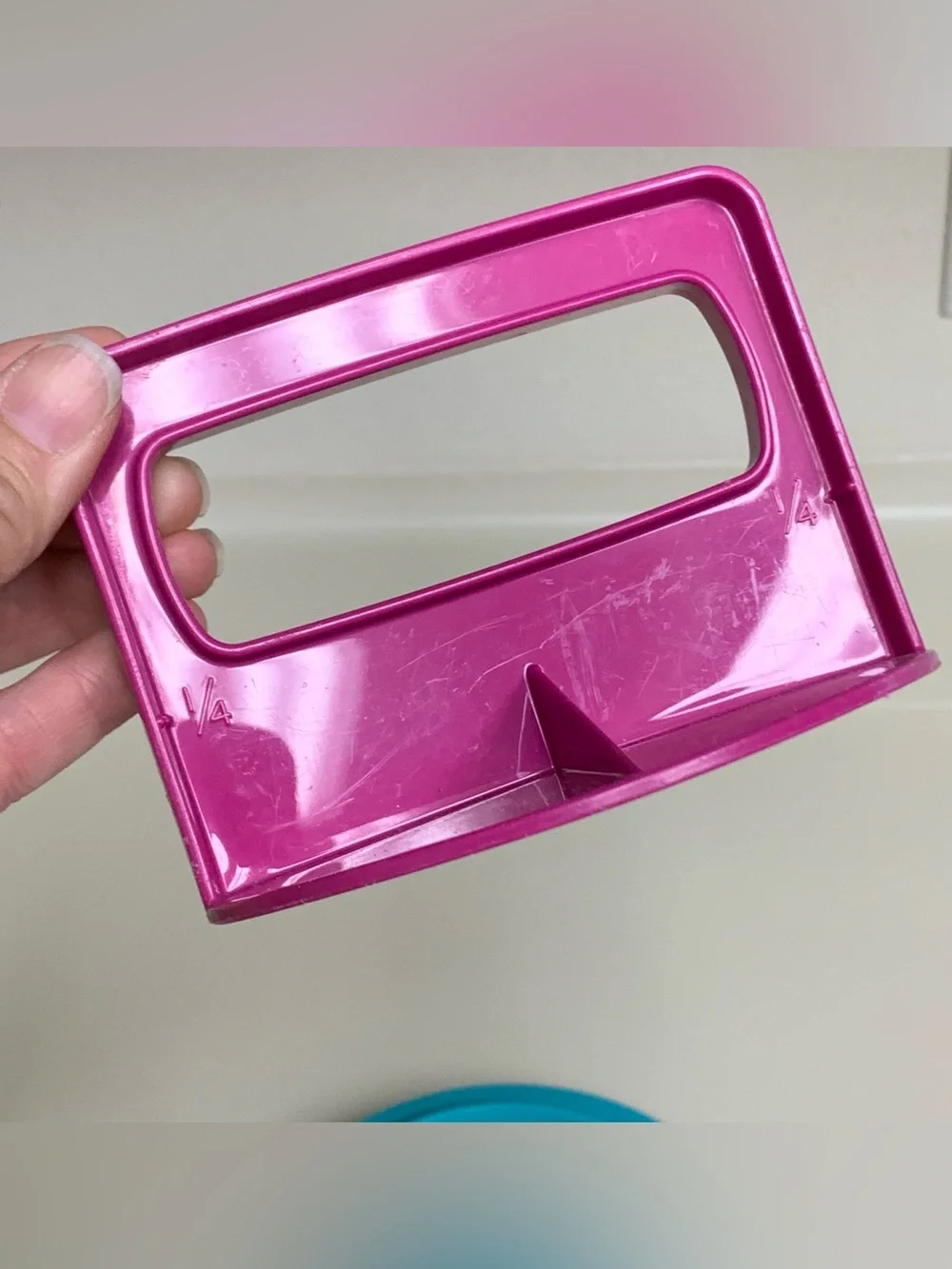 vintage Tupperware hamburger Press And Ring Collar Only Teal Purple meal prep